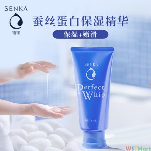 Shiseido SENKA moisturizing Foam Cleansing Cream 120g (Japanese imported Cleansing Milk deep cleansing and refreshing nourishment for men and women)