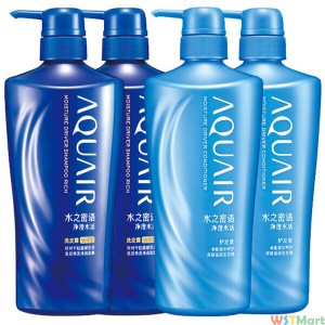 Shiseido aquair clear water (beirun) shampoo set (shampoo 600ml * 2 + conditioner 600ml * 2)