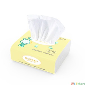 All cotton era baby cotton soft towel / paper towel dry wet soft towel handkerchief paper newborn 11 * 20cm 6 packs / bag