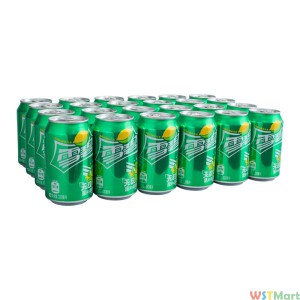 Sprite sprite lemon flavored carbonated beverage 330ml * 24 can, packed in a whole case, produced by Coca Cola Company