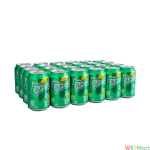 Sprite sprite lemon flavored carbonated beverage 330ml * 24 can, packed in a whole case, produced by Coca Cola Company